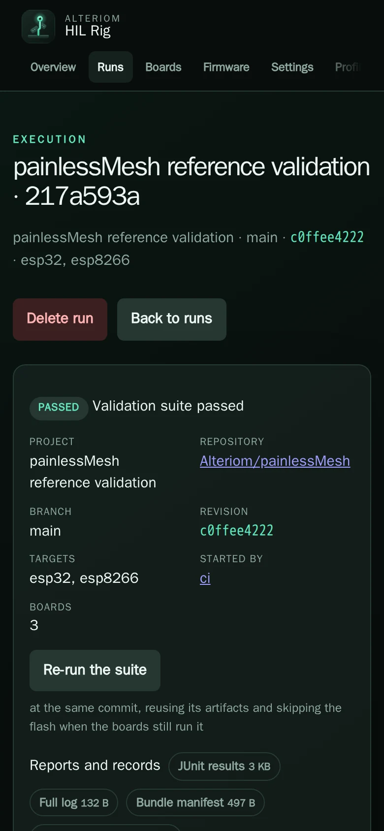 A run on a phone